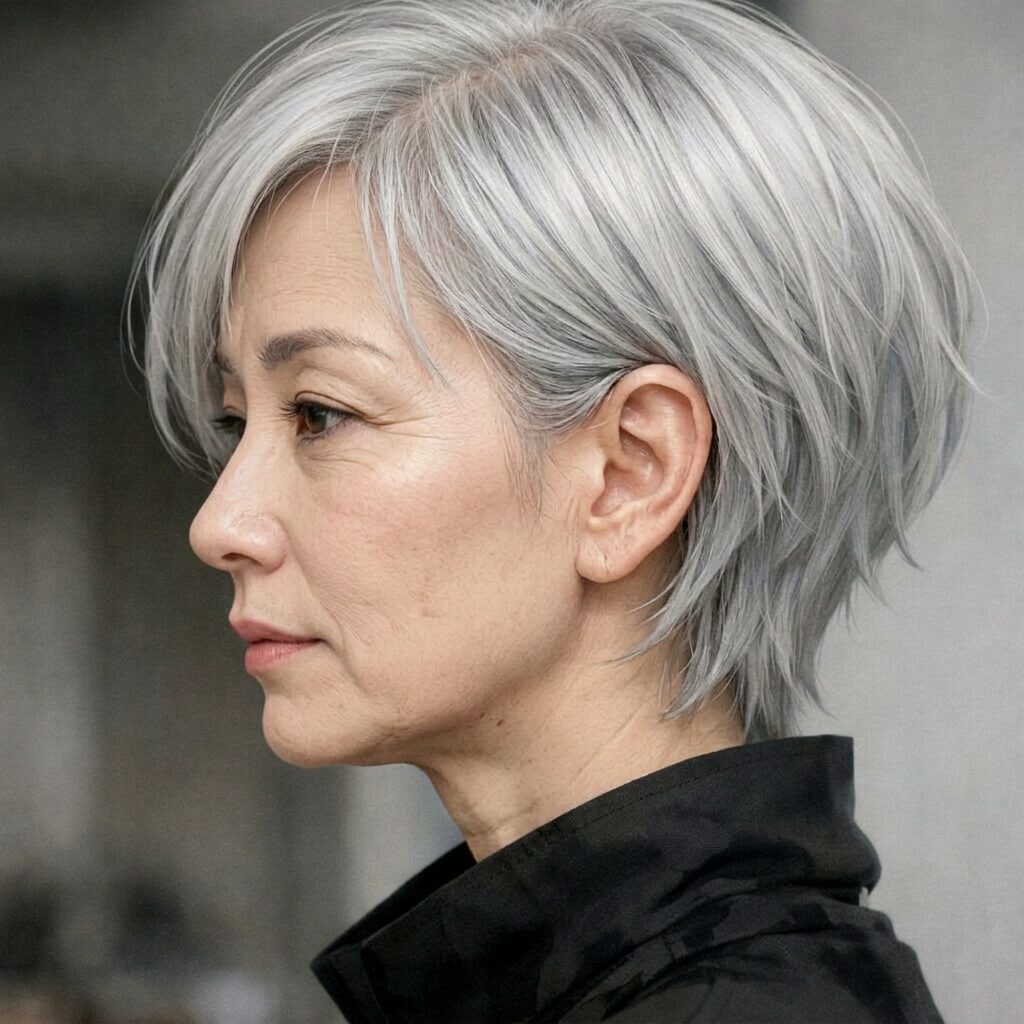 Make subject appear in her 50s